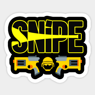nerf snipe Sticker
